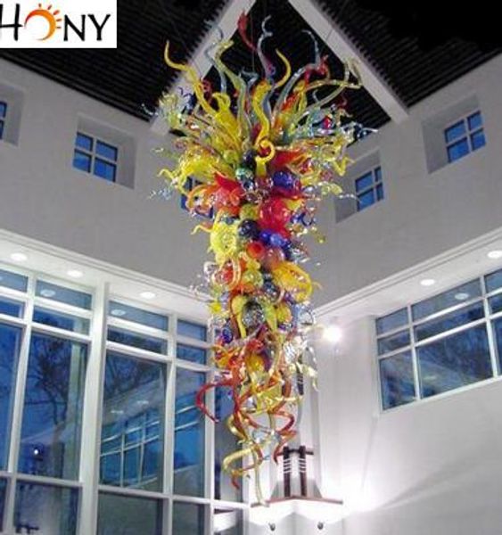 

elegant ceiling light colorful modern art glass europe style chandelier lighting