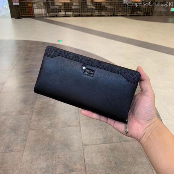 

2020 men handbags quality wallet bag fashion genuine evening party purse black leather wallets for women clutch wo 12151 ko1h