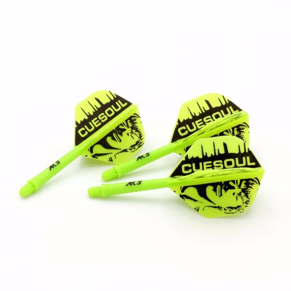 

cuesoul rost integrated dart shaft and flights standard shape,set of 3 pcs