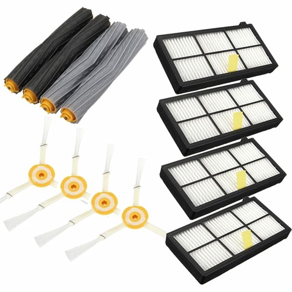 

12pcs/set extractor brush & filter kit set for irobot roomba 800 870 880 series cleaner