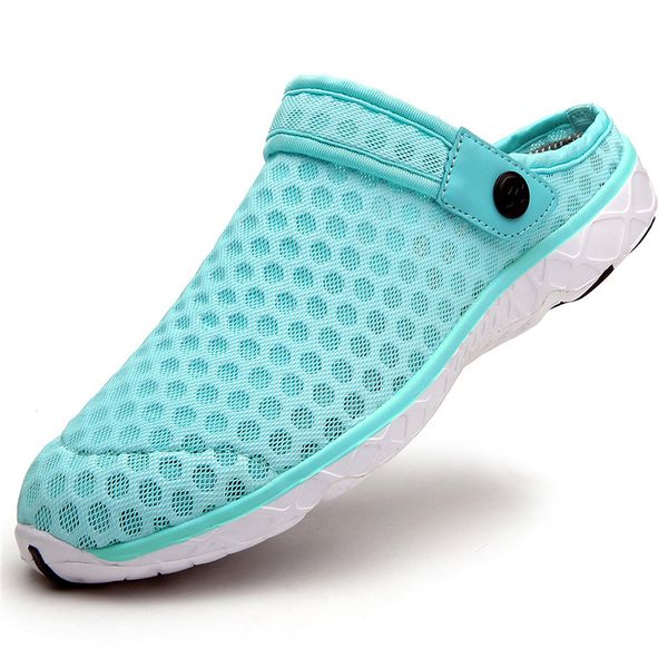 

summer couple mesh slip-on casual shoes women flat beach shoes womens mens sandals zapatos de mujer sandalias ladies flats jelly