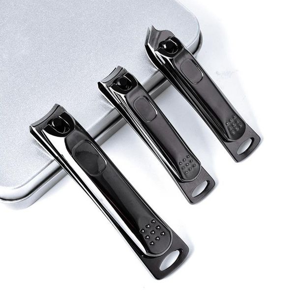 

3pcs/set manicure stainless steel nail clipper toenail tools with case pedicure trimmer ergonomic rustproof cutter professional