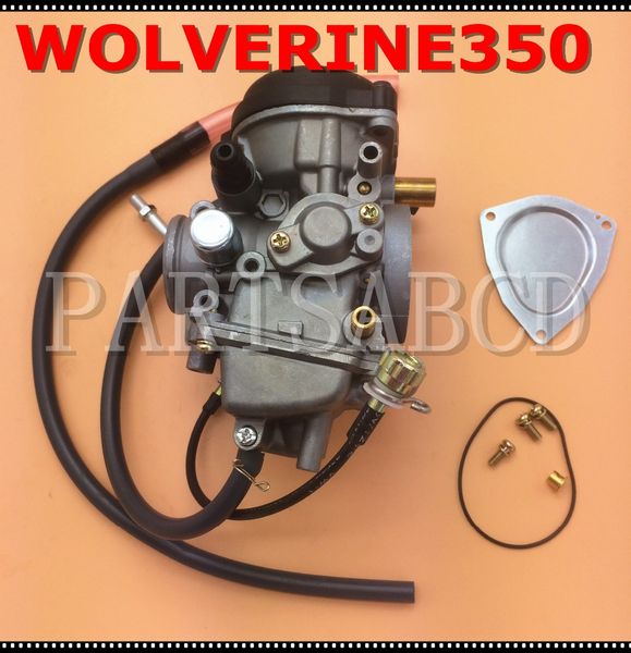 

partsabcd carburetor for yamaha wolverine 350 2006 2007 2008 2009 carb carbureter