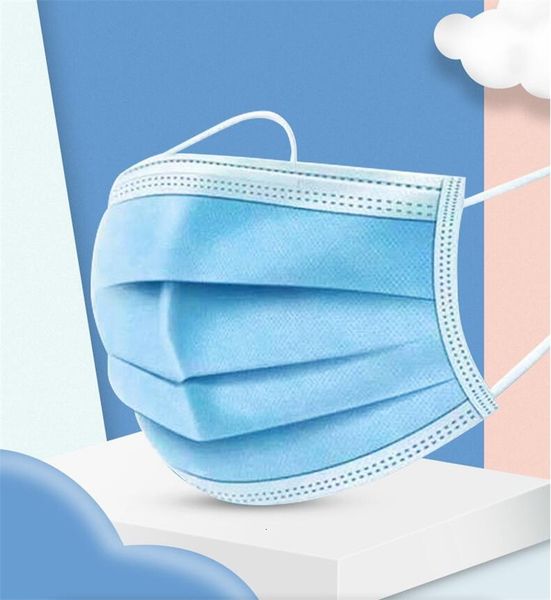 

dhl ship ship face masks sleep mask with elastic ear loop 3 ply breathable and comfortable for blocking dust air pollution pack jknj