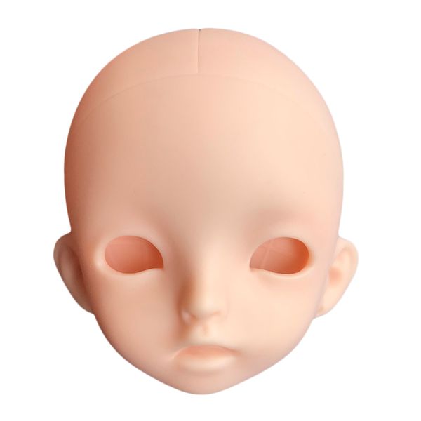 

28cm unpainted female moveable doll body parts diy making accessory head