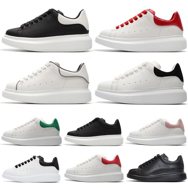 

Fa hion luxury hoe leather black white 3m reflective men trainer triple green uede ilver glitter pink rainbow women neaker, Black;green