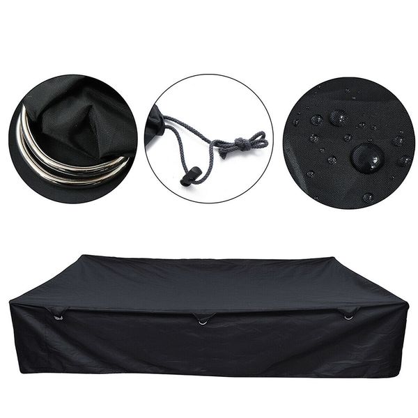 

car waterproof polyester dustproof large trailer cover accessories camping travel garden protective iron ring universal sunproof