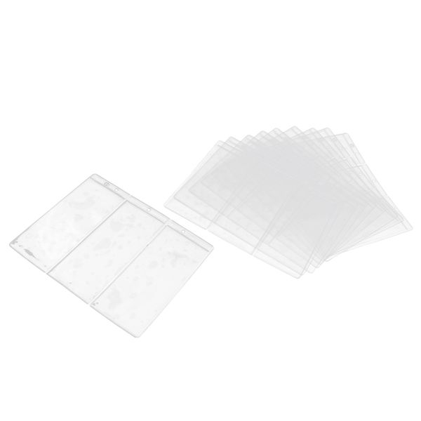 

10pcs 3-pocket banknote currency collection albums clear paper money