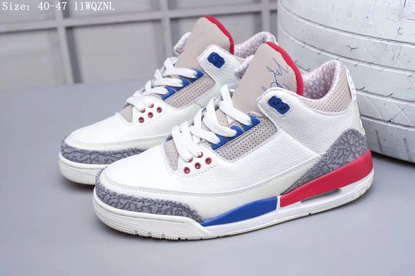 

2019 3 usa international pack charity game basketball shoes 136064-140 sail/sport royal-fire red athletic shoe