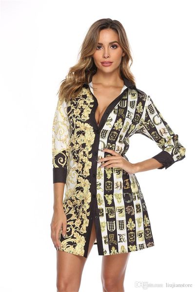 

цифровая печатная женщины юбка платья женские нагрудные шеи платья с одной пуговицей sexy ladies holidays платья, Black;gray