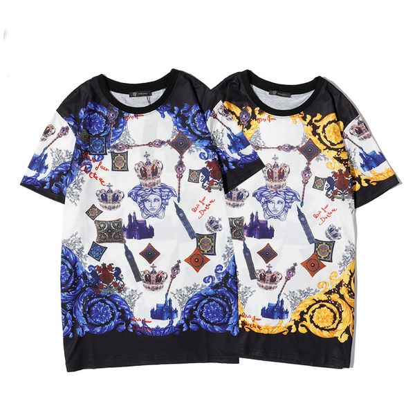 

мода мужская футболка поло новые женщины высокое качество письмо печати повседневная с коротким рукавом известный мужской стилист тройники 2, White;black