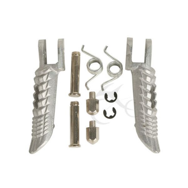 

aluminum rear front footrests foot pegs for gsxr 600 gsx-r 750 2006-2018 17 16 b-king 2008-2013
