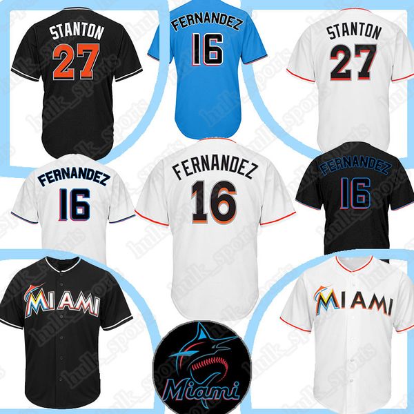 

Miami 16 Jose Fernandez Marlins 27 Giancarlo jerseys Stanton Baseball Jerseys 2019 can add 150th anniversary patch