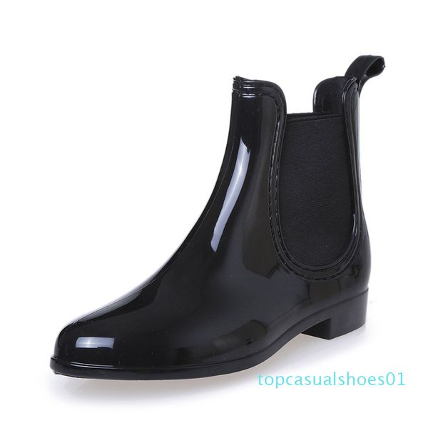 

woman boots women's water shoes rainshoes t01, Black