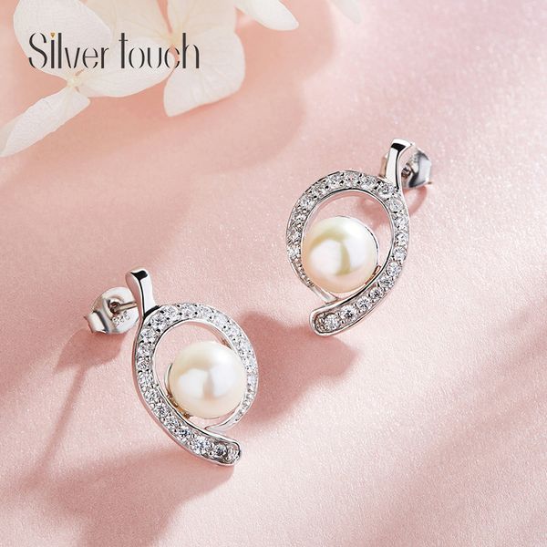 

свадьба серебро s925 из бисера жемчужный подарок женщина леди ювелирные изделия с бриллиантами серьги для невесты актерского начала выпускно, Golden