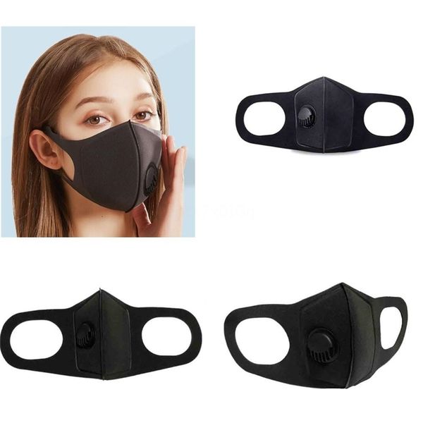 

лицевые маски unisex тонкого sponge face пыле рм2,5 загрязнение половина facemouth маска с клапаном широких ремней моющихся многоразовые мас