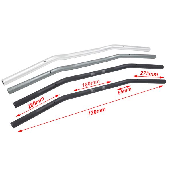 

22mm 25mm 7/8" 1" 70cm motorcycle aluminum handle bar handlebar cross bar for cafe racer motocross dirt pit bike atv quad