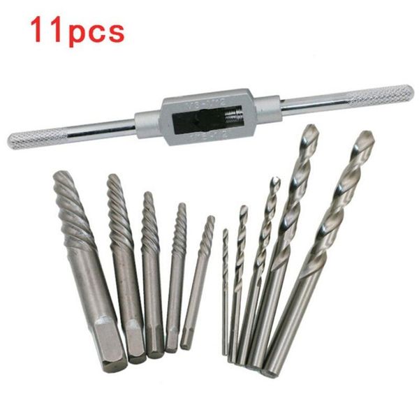 

11pcs/set broken screws wire head broken extractor for 3-10mm machine repair tool lb88