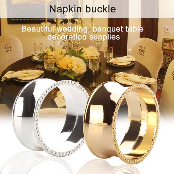 

gold silver napkin ring napkin buckle wedding festival l