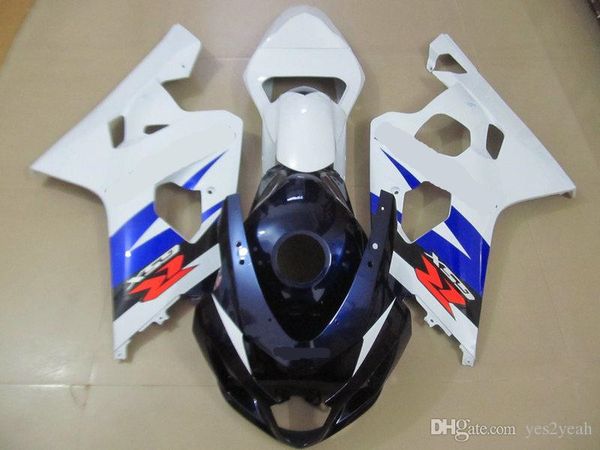 Injeção body kit carenagem para a Suzuki GSXR600 750 04 05 GSXR 600 GSXR 750 K4 2004 2005 Tanque cheio carenagens cobertura carroçaria + presentes