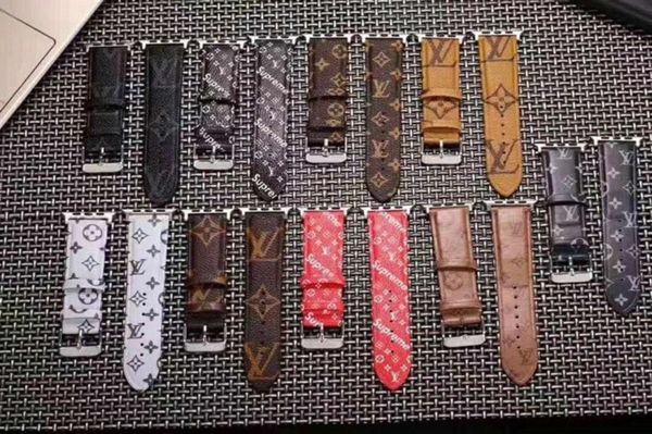 

for apple watch band designer watch bands 38mm 42mm 40mm 44mm for iwatch series 12345 wristband leather straps replacement drop shipping