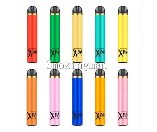 

2020 Security Code New package XTRA Disposable Xtia Vape Pen 1500puffs Pre-filled 5.0ml Carts Pods Starter Vaporizer Bars POP Plus Vapor