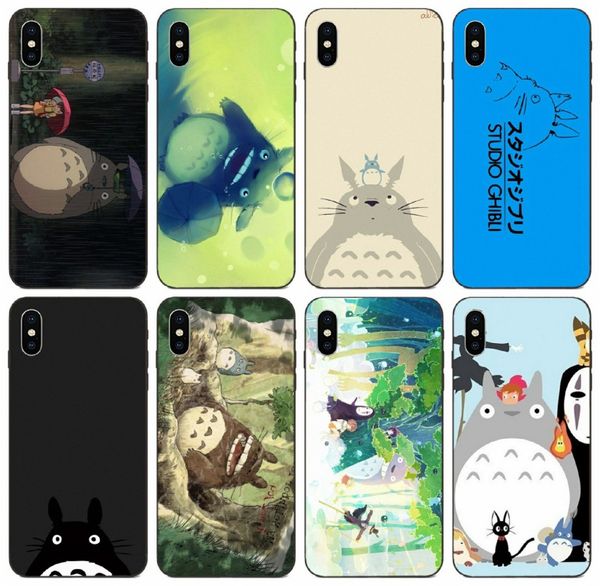 

tongtrade] studio ghibli painted case for iphone 8 7 6s 5s plus x xs 11 pro max samsung j6 j8 honor 4c 5a 5c motorola moto g4 custom case