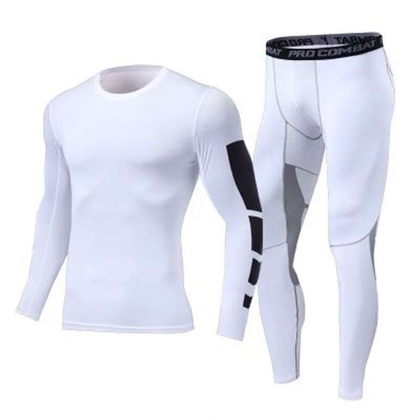 

men's designer yoga suit fashion two-piece suits tights long-sleeve exercise training sweatpants quick-drying fashion high-elastic trac