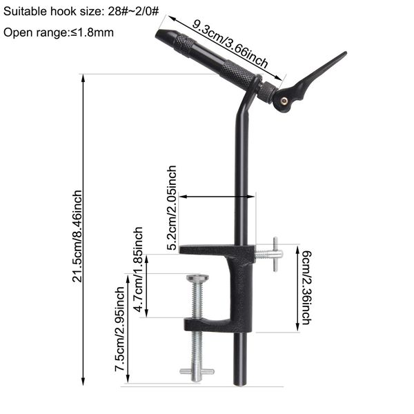 fish hook threading tool