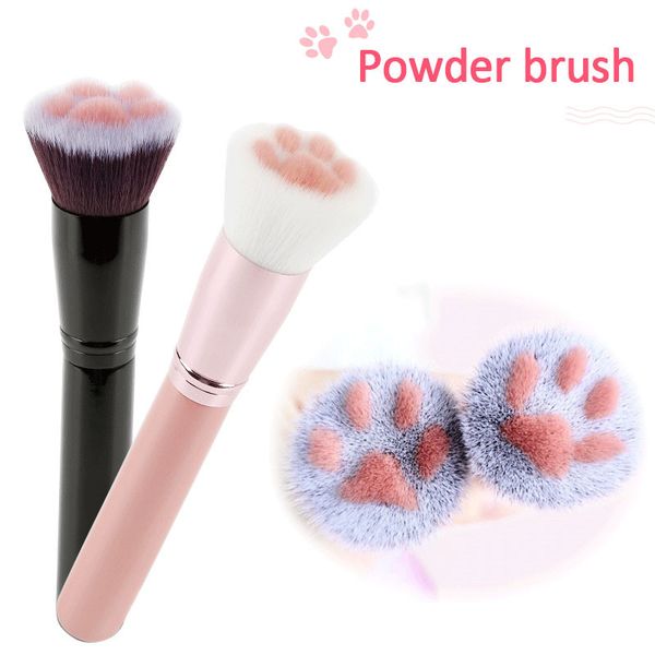

макияж 1шт professional cat claw волокна волос щетки фундаментные blush brush powder brush косметика макияж кисти новый инструмент