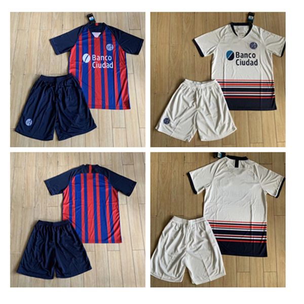 

сан - лоренсо де альмагро рубашка комплект 2020 2021 футбол 10 romero джерси 20 ramirez 28 пьятти 3 pitton 30 флорес blanco bareiro футбол р, Black