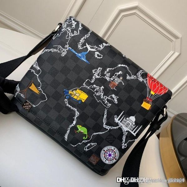 

New Men РАЙОН PM N40238 Мужская сумка Стильный и практичный городской Мужчины Размер 25-22-8cm с коробкой