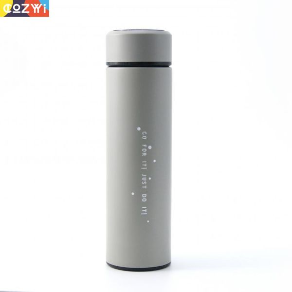 

temperature display customize termos cup garrafa termica 304 stainless steel intelligent thermos insulation vacuum flask