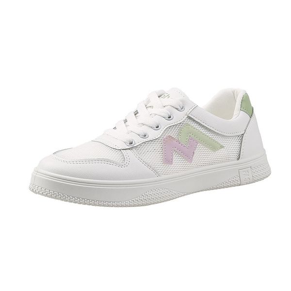 

women shoes summer white new fashion sneakers femme vulcanized shoes ladies mesh breathable flats sneakers women casual, Black