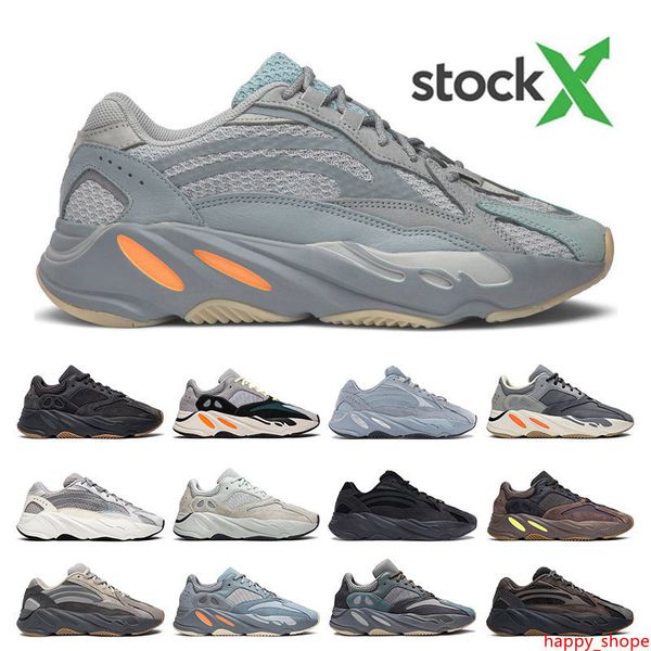 

stock x 700 running shoes wave runner mens women hospital teal blue magnet utility black inertia salt start sports sneakers trainers