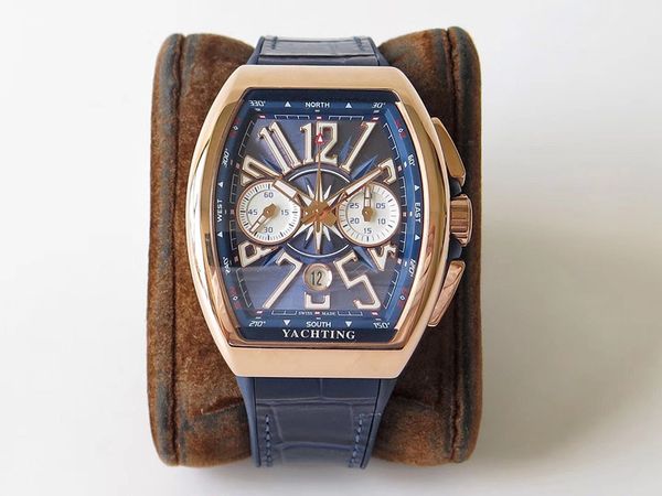 

delivery of new luxury mens watches built-in 7750 fully automatic movement 44x54mm luxury watch mens watch movement watches, Slivery;brown