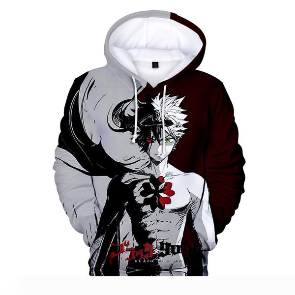 

2019 new black clover 3d hoodies men women hip hop harajuku classic anime 3d black clover hoodies boy's casual sweatshirt