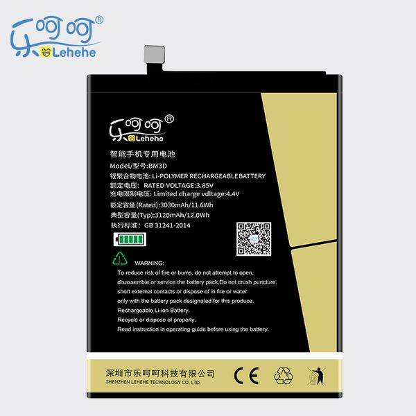 

new lehehe bm3d battery for xiaomi 8 se mi8 se m8 se cell phone battery replacement 3120mah batteries with tools gifts
