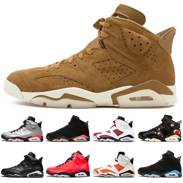 

fashion 3m reflective 6 6s men basketball shoes black white infrared cat carmine tinker unc cny oreo designer sports sneakers mens trainers