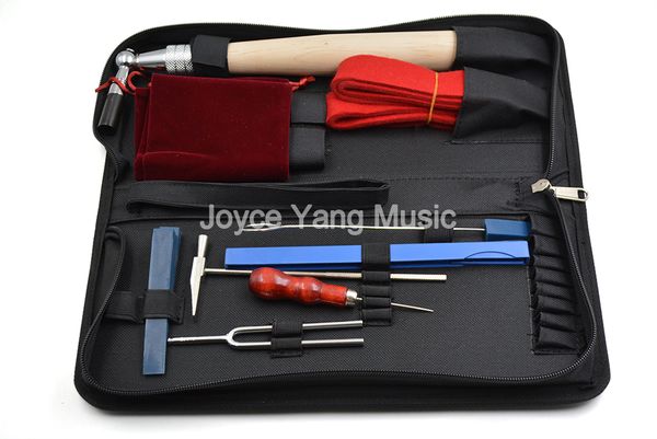 

set of 10pcs piano tuning maintenance tools kit for piano musical instruments parts accessories with case ing