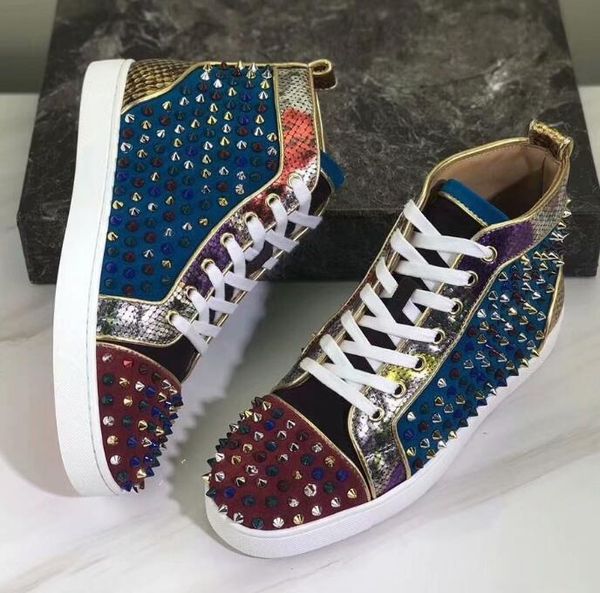 

designer sneakers casual shoe womens shoe spikes red rubber sole flats shoes loafers pik boat genuine leather mans shoes leisure shoes, Black