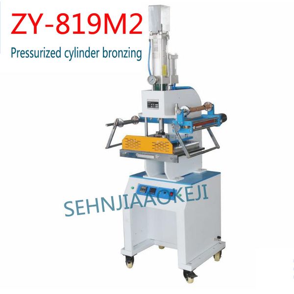 

zy-819m2 pneumatic stamping machine 220v/110v pressurized cylinder leather stamping machine large area hot
