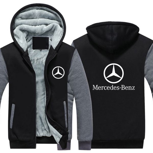 

2019 winter men 039 port jacket car logo print coat thicken hoodie for man zipper college harajuku weat hirt, Black