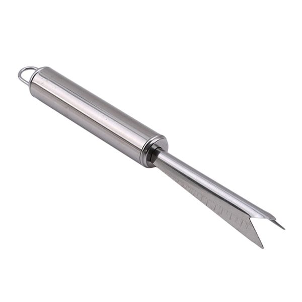 

creative stainless steel pineapple peeler easy pineapple knife cutter corer slicer pineapple seed remover clip fruit salad tool