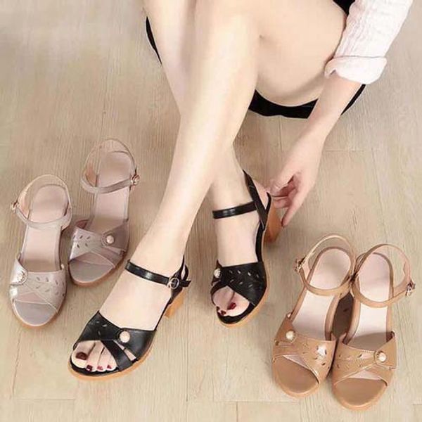 

women shoes sandals heels sandals slippers huaraches flip flops loafers shoe for slipper shoe02 pl2145, Black