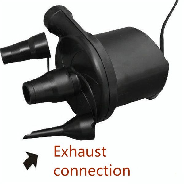 

eu plug electric air pump dc12v/ac230v inflate deflate pumps car inflator electropump with 3 nozzles