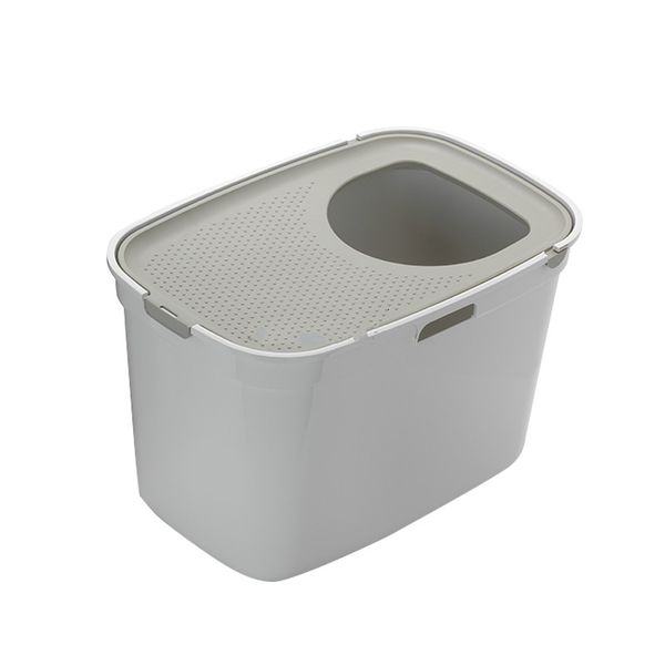 

1 semi-enclosed entry type to prevent large cat toilet sander