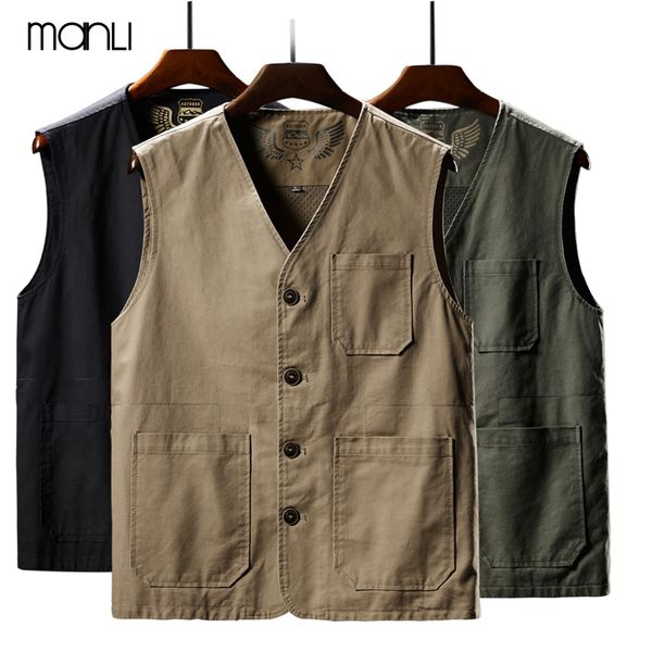 

manli outdoor fishing vests breathable jackets pgraphy hiking vest waistcoat cargo work coats man sleeveless jacket, Gray;blue