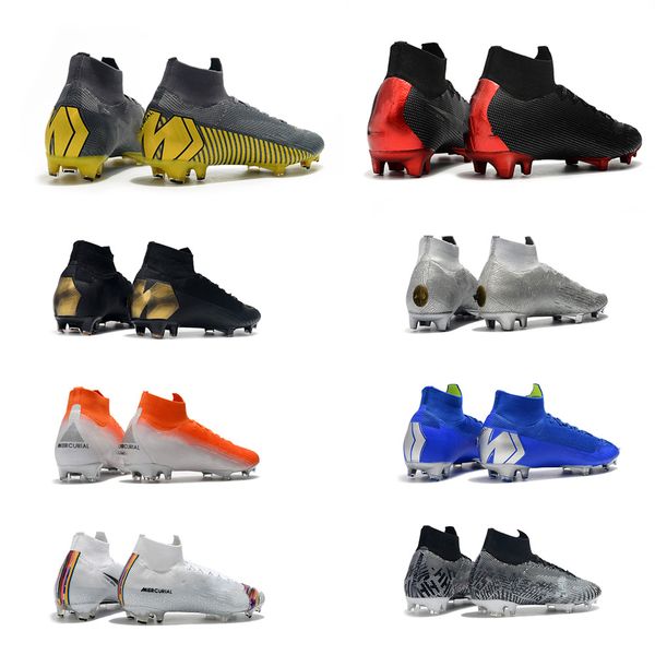 

mens soccer shoes fury cr7 mercurial vapors xii vii elite fg soccer cleats outdoor football boots mercurial superfly vi 360 elite fg