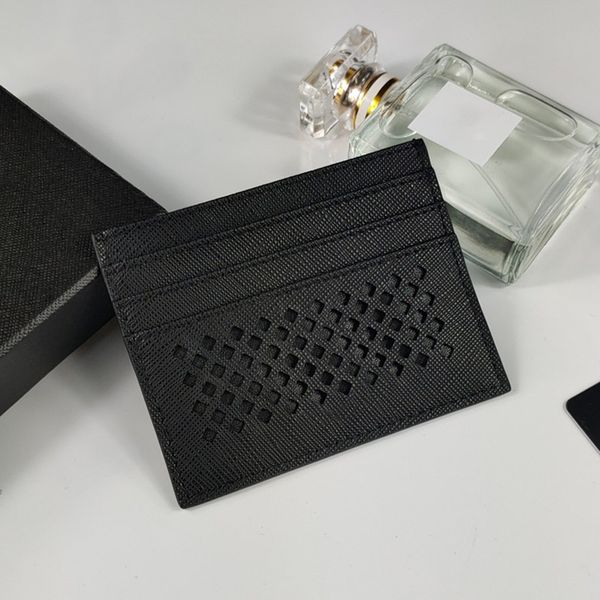 

классический черный натуральная кожа кредитной карты держатель кошелек верхнего качества мужчинам банка id card case карманный сумка 2018. н, Brown;gray